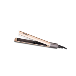 Agaro HS1937 Hair Straightener With Ceramic Coated Plates - Golden