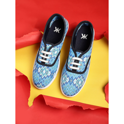Kook N Keech Women Geometric Printed Sneakers