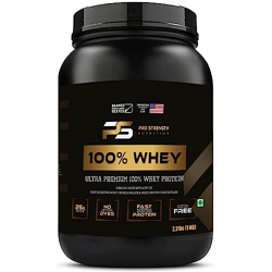 Whey Protein Pro Nutrition (2.2 lbs/1000 g) (33 Servings) (Double Rich Chocolate) | Boosts Streng...