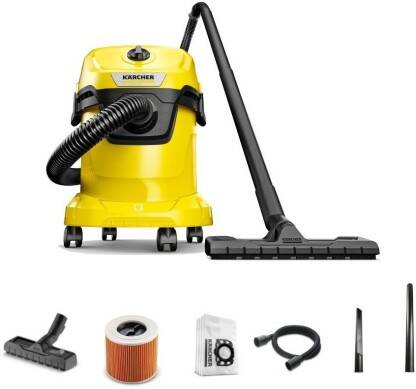 Karcher WD 3 V 15/4/20 Wet & Dry Vacuum Cleaner Yellow/ Black