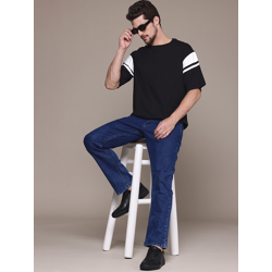 The Roadster Lifestyle Co. Men Pure Cotton Relaxed Fit T-shirt