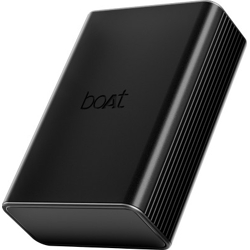 boAt 20000 mAh 22.5 W Power Bank (Carbon Black, Lithium Polymer, Fast Charging)