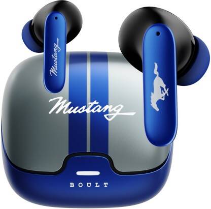 Boult Mustang Dash with 100 Hrs Battery, App Support, Dual Pairing, 4 Mic ENC, 5.4v Bluetooth Headset(Dash, In the Ear)