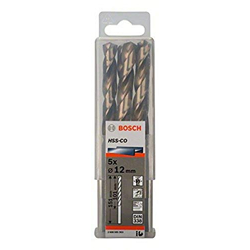 Bosch Professional Metal Drill Bit HSS-Co, 12.0x151mm, 5pcs