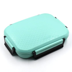 Arto Lunch Box with Stainless Steel Container BPA Free, Stylish Anti Spill Lid Food Grade for Kids, School & Outdoor (850ml) (Multi Colour)