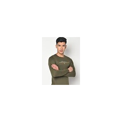 Round-Neck Sweatshirt with Typographic Print