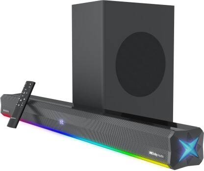 ZEBRONICS Jukebar 900 Dolby Audio 2.1 Channel 360 W Bluetooth Soundbar with Wireless Subwoofer with RGB LED Light