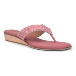 Liberty Women Sty-49E Peach Fashion Slippers -4 UK (37)