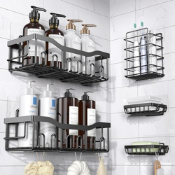 JD FRESH Self Adhesive Bathroom Shelf For Wall Bathroom...