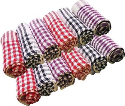 MANAN kitchen/dining towel/napkin Multicolor Cloth Napkins(12 Sheets)
