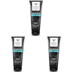 Bombay Shaving Company Charcoal Face Wash, Fights Pollution And Acne, Oil Control For Men - 50g (...