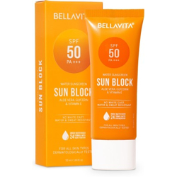 Bellavita Sunscreen - SPF 50 PA+++ Water based Hydrating Sunscreen(50 ml)