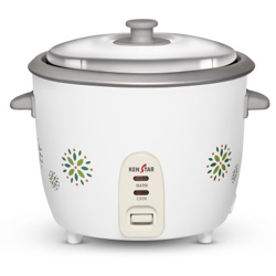 Kenstar My Cook 1.5 L Electric Rice Cooker with Steaming Feature(1.5 L, White & Light Green)