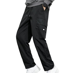 Lymio Men Cargo || Men Cargo Pants || Men Cargo Pants Cotton || Cargos for Men (Cargo-20-XL) Black