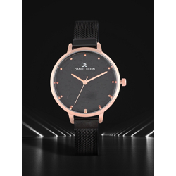 Daniel Klein Women Black Analogue Watch DK11637-6
