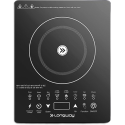 Longway 2000 W Induction Cooktop Touch Panel(Black, Touch Cook BIS Approve)