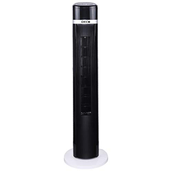 Deco Air Tower Elegant Indoor Fan with Remote (Black and White, 35 W)