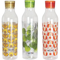 NAYASA Glacier Economy Pet Fridge Bottle 1000 ml Bottle(Pack of 3, Multicolor, Plastic)