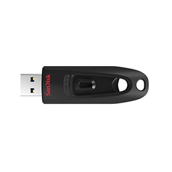 SanDisk Ultra 64GB, USB 3.0, Flash Drive, Upto 130MB/s R, Pendrive, Black, 5Y Warranty (SDCZ48-064G-I35)
