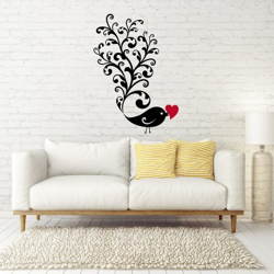 Asian Paints Heart & Blossom Decorative Multicolor Wallpaper(70 cm x 45 cm)