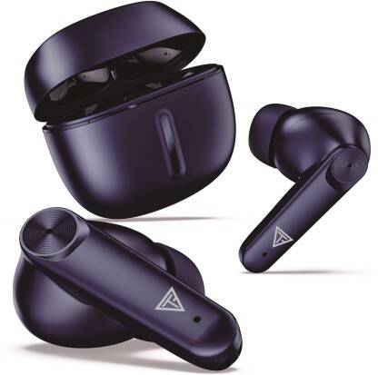 TECHFIRE Bullets Max TWS Earbuds with 100 HRS Playtime,(50ms Low Latency), Bluetooth v5.3 Bluetooth(Bold Blue, True Wireless)