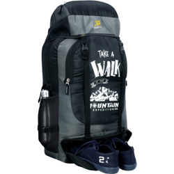 JIRFASHION Mountain Rucksacksbag Hiking Trekking Camping Bag Travel Backpack Rucksack  - 60 L(Grey)