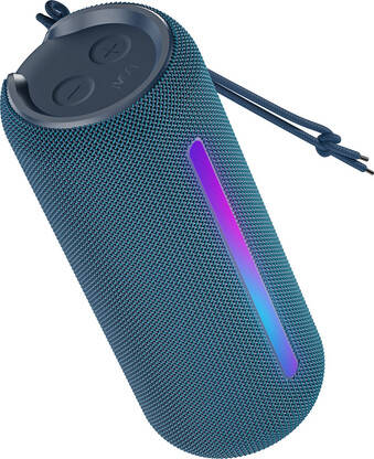 boAt Stone SpinX Pro with 8 HRS Playtime,RGB LEDs, TWS Mode, Sound 20 W Bluetooth Speaker(Tropical Blue, Stereo Channel)