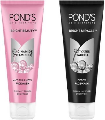 POND's Bright Beauty Spot-less Glow + Pure Detox Anti-Pollution Purity Face Wash(400 g)