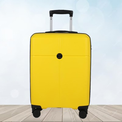 IMPULSE Hard Sided PP 4 Wheel Spinner, Unbreakable Trolley Bag with Combi Lock Cabin Suitcase 8 Wheels - 35 inch