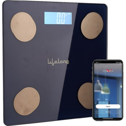 Lifelong LLWS36 Smart BMI Weighing Scale with 13 Body parameters with Bluetooth Weighing Scale(Blue)