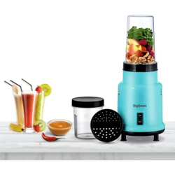 DIGISMART 2 JAR 500 W Juicer Mixer Grinder(Nutri 500 watt Easy Mix mixer grinder long lasting shook proof with | 2 Jars | Black, Green)