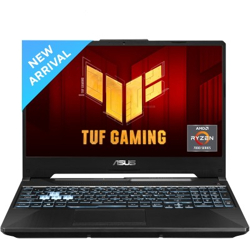ASUS TUF Gaming A15 AMD Ryzen 7 Octa Core 7435HS - (8 GB/512 GB SSD/Windows 11 Home/4 GB Graphics/NVIDIA GeForce RTX 2050) FA566NFR-HN260W Gaming Laptop(15.6 inch, Graphite Black, 2.30 Kg)