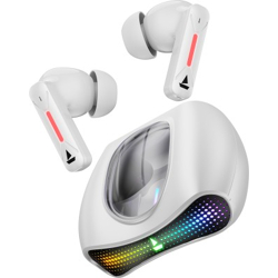 boAt Airdopes Drift with Beast Mode, Blazing LEDs, 40 HRS Playback & ENx Technology Bluetooth Gaming(White Sabre, True Wireless)