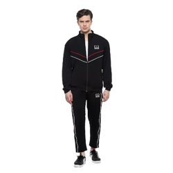 hummel Somb Men's Track Suit | Comfortable | Breathable Fabric | Durable | For Everyday Use | Ideal for Gym or Running| Regular Fit | Track Suit for Men | Co-ord Set | Loungewear - M