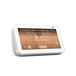Amazon Echo Show 5 (2nd Gen) - Smart speaker with 5.5  screen, crisp sound and Alexa (White)
