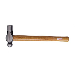 Visko Tools Steel 712 200 G Ball Pein Hammer | Wooden Handle | Heat Treatment Drop-Forged Hammerhead for Pulling nails | Demolition work | Splitting Wood | Multicolor |