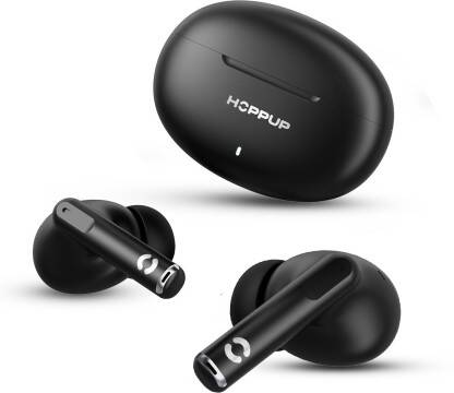 HOPPUP AirDoze S40 Earbuds with 13MM Drivers, 40H Playtime, Rage Mode,ENC & Type-C Bluetooth(Black, True Wireless)
