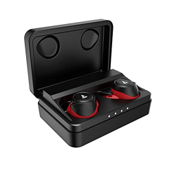 boAt Airdopes 491 Bluetooth Truly Wireless in Ear Earbuds with Mic(Red)