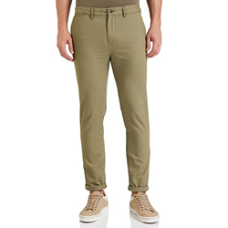 Amazon Brand - House & Shields Men's Straight Casual Trousers (HSCT-TO-001_Lt. Olive_30W x 31L)
