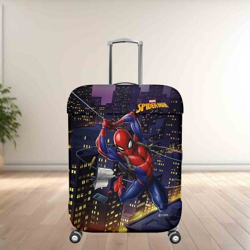 DISNEY Luggage Cover Marvel Spiderman Polyester Luggage Cover|26-30 Inch|Large|Multicolor Luggage Cover(Large, Multicolor)