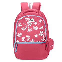Genie Victoria Laptop Backpack for Women, Maximum volume and large capacity, 3 compartments, 40 litres. Water Resistant and Lightweight Bags for Office and Travelling Purpose