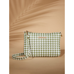 DressBerry Geometric Printed Structured Sling Bag