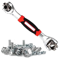 VENEKETY Wrench Universal 48 In 1 Socket Wrench Multifunction Wrench Tool With 360 Degree Rotating Head, Magnetic Spanner Tool For Home And Car Repair Tool Works, Torx