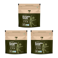 Nourish You Pumpkin Seeds 100 gm (Each) | Raw Pumpkin Seeds Protein and Fiber Rich Superfood | Healthy Snack Immunity Booster | Superfood for Heart Health, Digestion & Immune Support (Pack of 3)