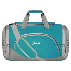 OPTIMA Sports Duffle Bag, 31L Waterproof Gym Bag for Men and Women, Durable Travel Duffel Bag with Shoulder Strap S GREEN