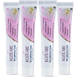 Kozicare Skin Lightening Cream with Kojic Acid & Arbutin-15gm (Pack of 4)(60 g)