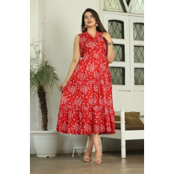 RD Fab Women Maxi Red Dress