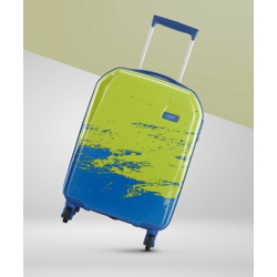 SKYBAGS HORIZON STROLLY 55 360 (E) GREEN BLUE Cabin Suitcase 4 Wheels - 22 22