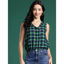 DressBerry Checked Layered Top