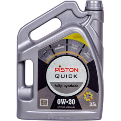 piston 0W-20 API SN/CF,ACEA A3/B4 For Petrol & Diesel Cars Full-Synthetic Engine Oil(3.5 L, Pack of 1)
